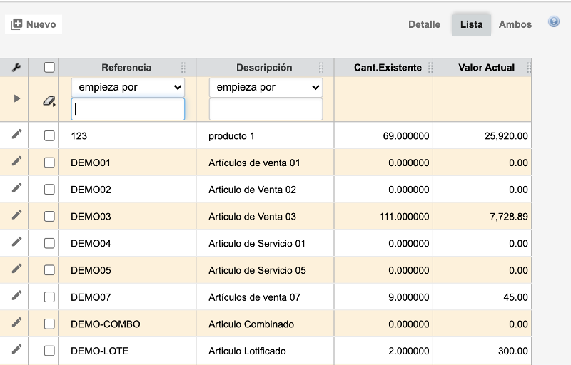 Archivos:InventoryItemMovementsInquiryList es.png